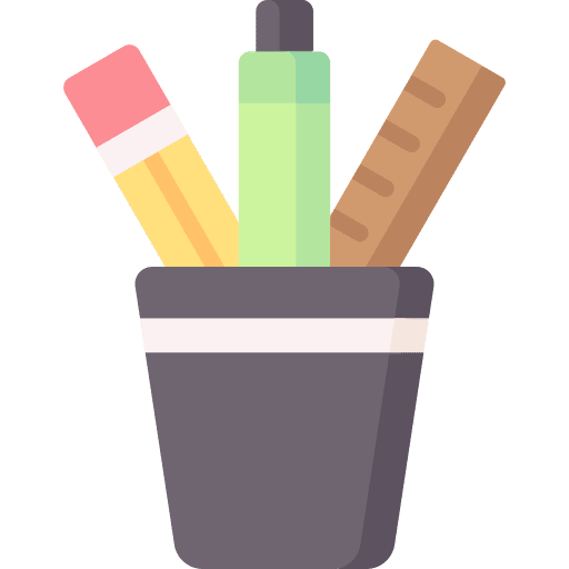 Stationery education school material office material icon Stationery education school material office material icon