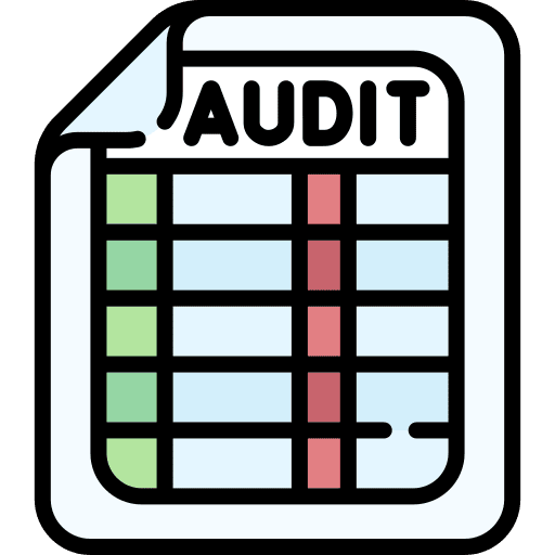 Audit audit business and finance accounting icon Audit audit business and finance accounting icon