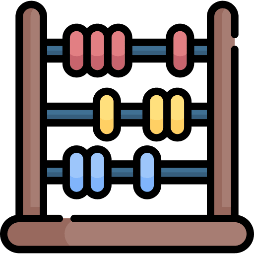 Abacus calculator abacus child icon Abacus calculator abacus child icon