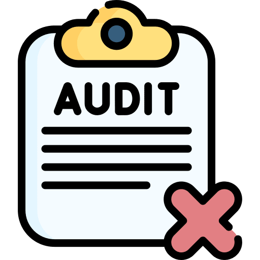 Audit magnifying glass verification clipboard icon Audit magnifying glass verification clipboard icon