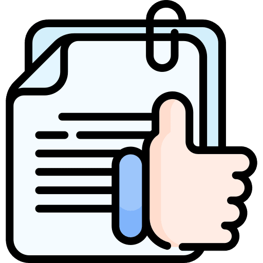 Audit thumbs up audit checking icon Audit thumbs up audit checking icon