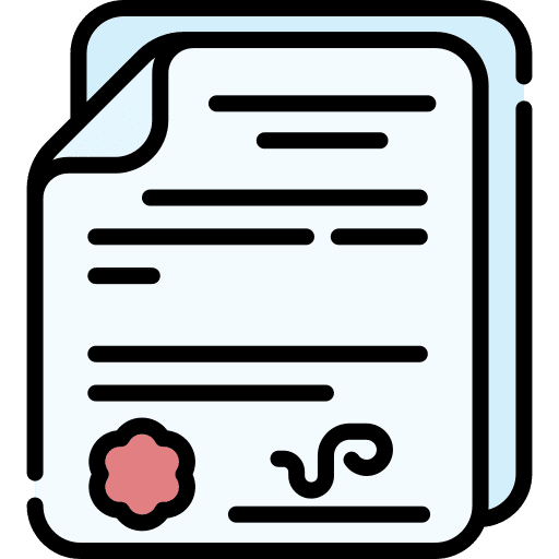 Contract documents documentation finance icon Contract documents documentation finance icon