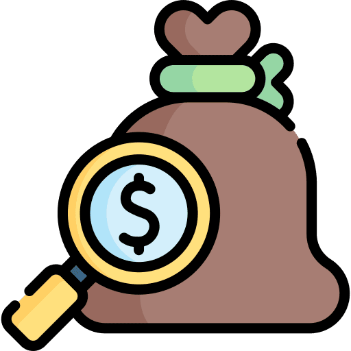Money bag money bag audit banking icon Money bag money bag audit banking icon