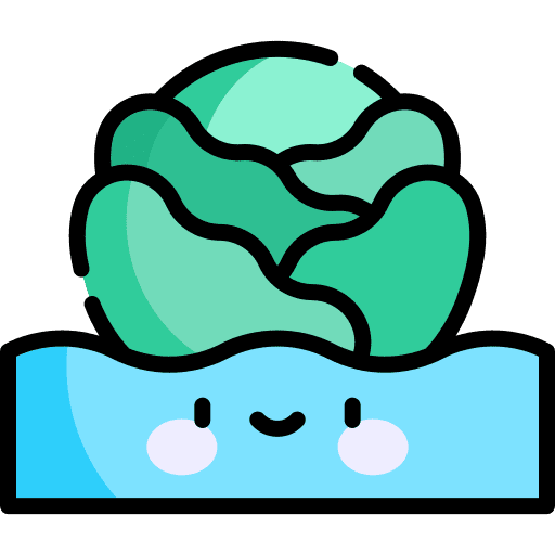 Hydroponics farming and gardening agricultural watering icon