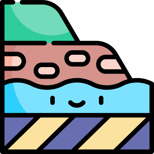 Mapping nature earth ground icon