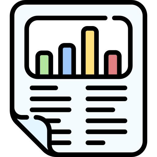 Report flow benefit growth icon Report flow benefit growth icon