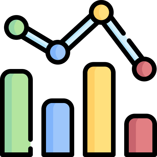 Statistics bar chart increase graphic icon Statistics bar chart increase graphic icon