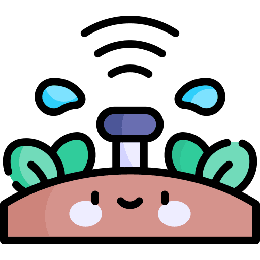 Irrigation farming and gardening sprinkler irrigation icon Irrigation farming and gardening sprinkler irrigation icon