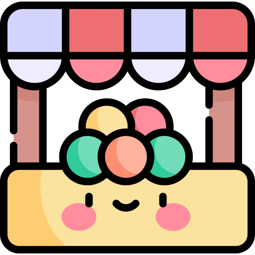 Store commerce and shopping store fruit stand icon Store commerce and shopping store fruit stand icon