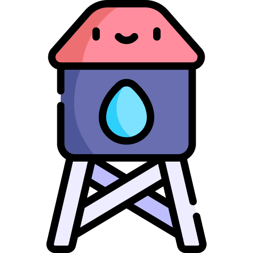 Water tank truck water tank water supply icon