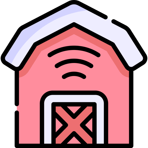 Smart farm agriculture smart farm wifi icon Smart farm agriculture smart farm wifi icon