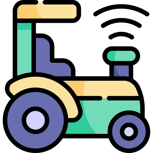 Tractor vehicle farming and gardening agriculture icon Tractor vehicle farming and gardening agriculture icon