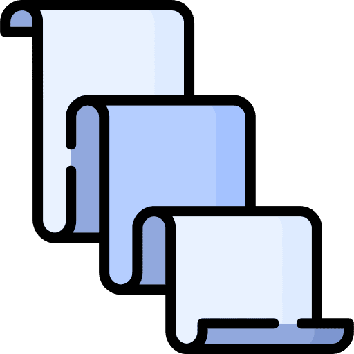 Paper roll scroll roll out icon Paper roll scroll roll out icon