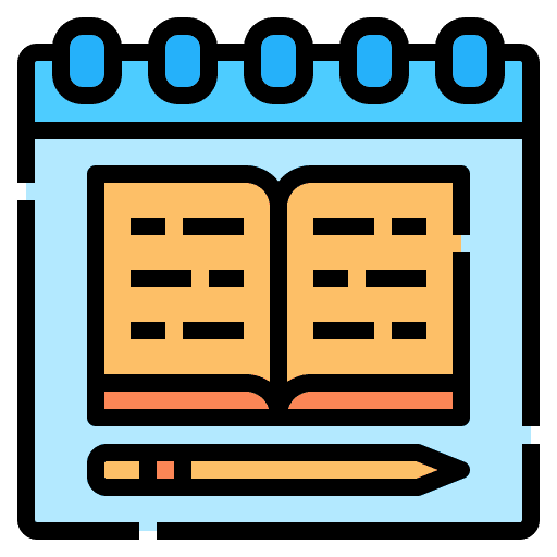 Calendar calendar date time to study icon