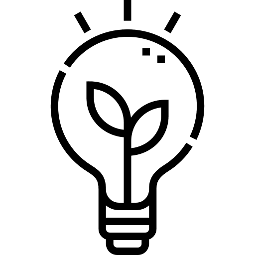 Idea ecology idea plant icon