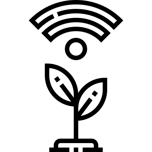 Smart farm grow leaf leaves icon