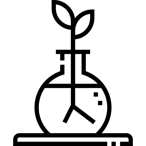 Flask flask biology sprout icon