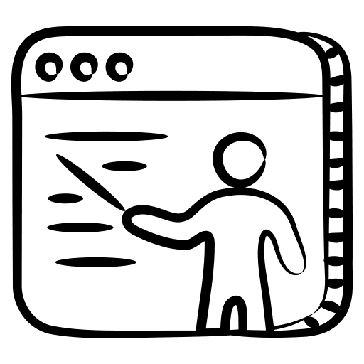 Online class online class video lesson education icon