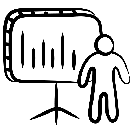 Presentation training education presentation icon