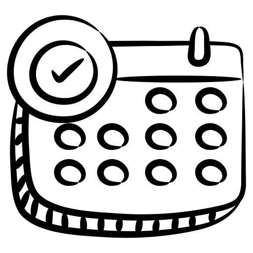 Reminder tick organization check mark icon