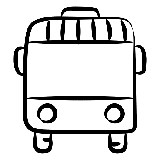 School bus vehicle school bus transport icon