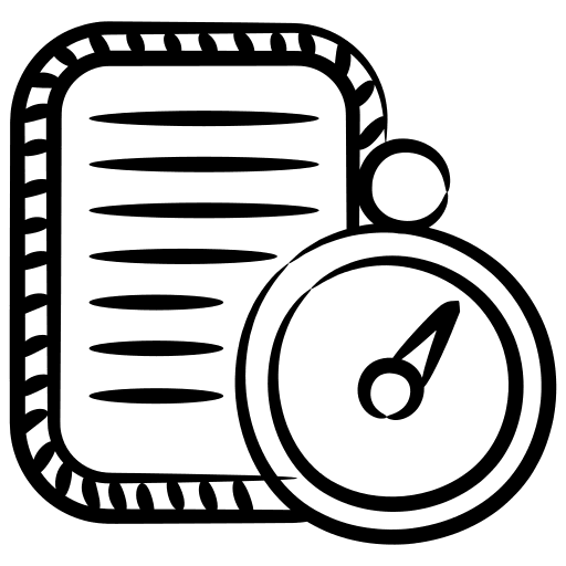 Timetable routine study timetable icon
