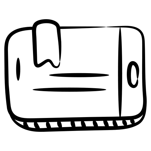 Education app smartphone bookmark library icon