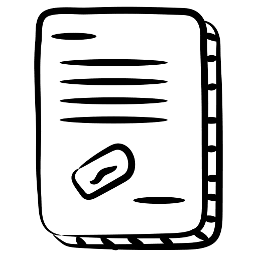 Legal document legal paper contract document icon