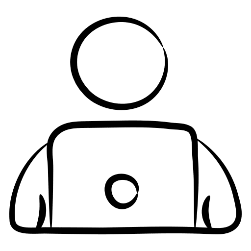 Online learning student education computer icon