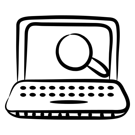 Online search online search magnifier computer icon