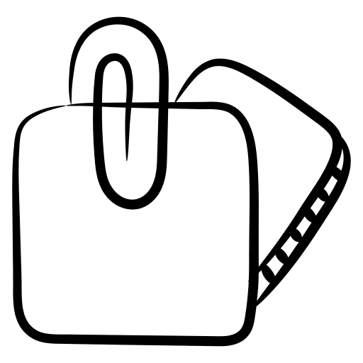 Attachment documents file attachment icon