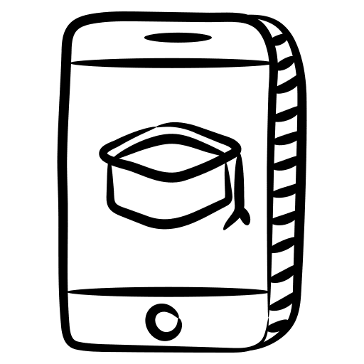 Education app school smartphone mobile icon
