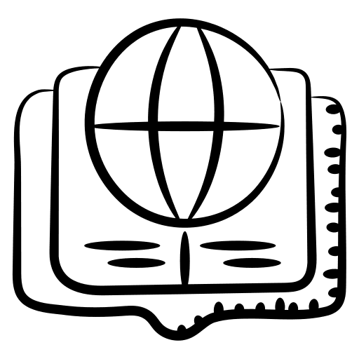 Global education book planet education icon