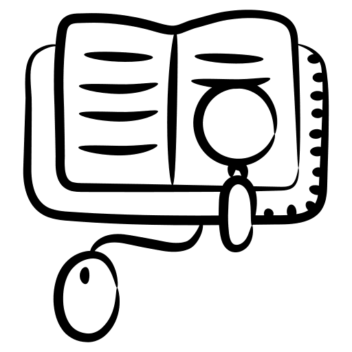 Online learning book education online learning icon