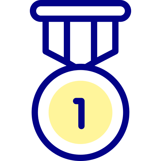 Medal first place medal reward icon