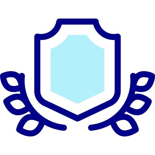 Shield badge winner shield icon