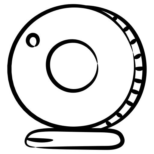 Webcam web camera round webcam computer icon