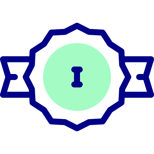 Badge recognition badge ribbon icon Badge recognition badge ribbon icon