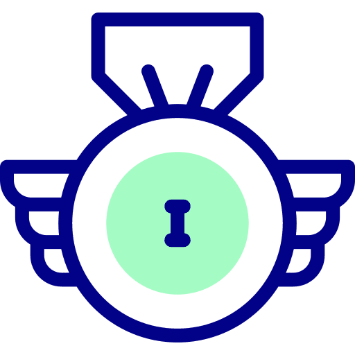 Medal quality badge winner icon Medal quality badge winner icon