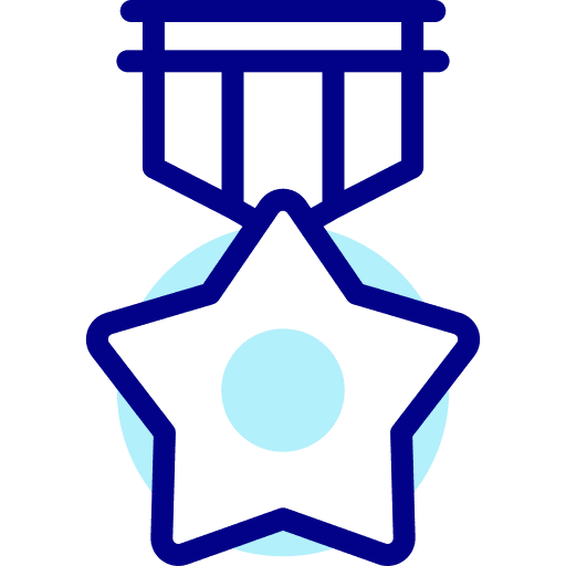 Medal recognition badge quality icon Medal recognition badge quality icon