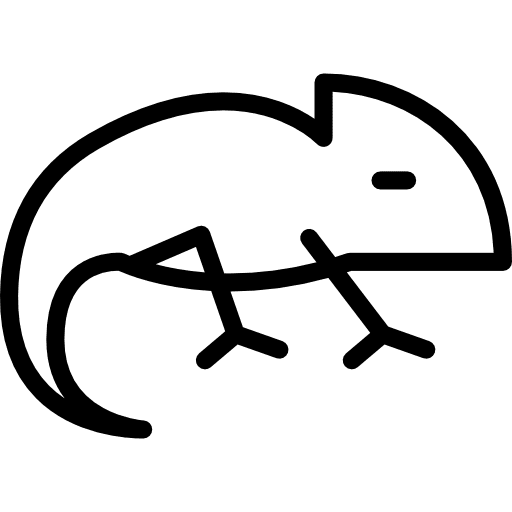 Chameleon animal reptiles animals icon Chameleon animal reptiles animals icon