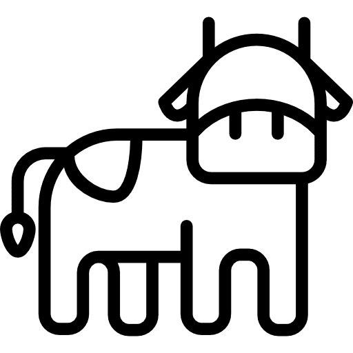 Cow animals farm animal icon Cow animals farm animal icon