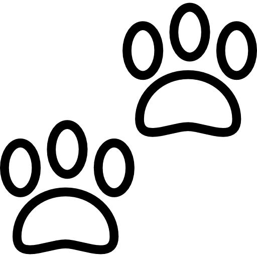 Pawprints animal dog animals icon Pawprints animal dog animals icon