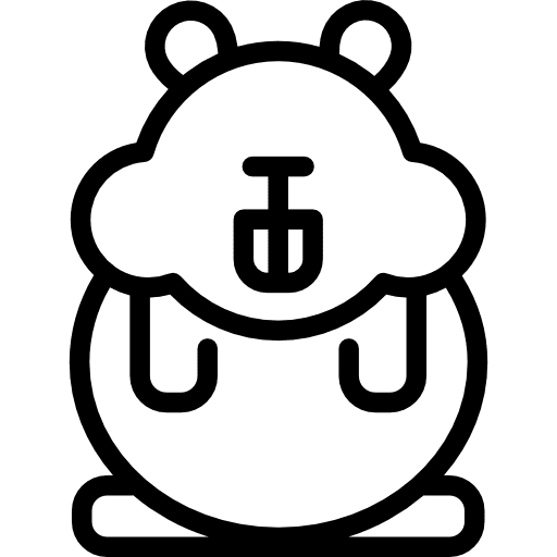 Hamster childhood animals pet icon Hamster childhood animals pet icon