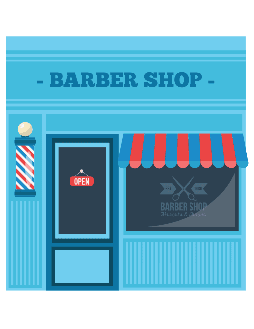 Barbershop barbershop commerce business icon