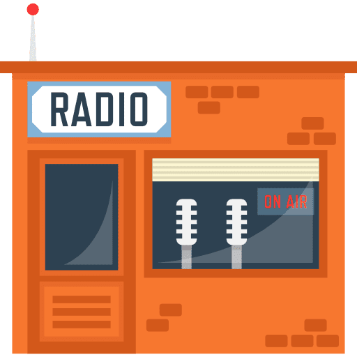 Radio broadcast broadcasting radio icon