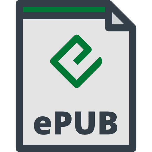 Epub files and folders ereader epub icon