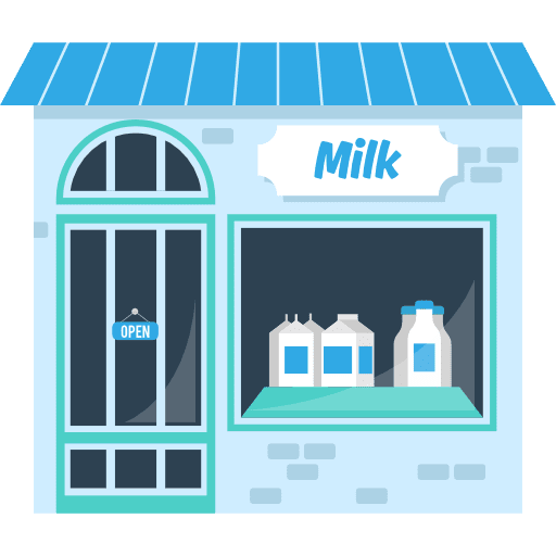 Milk breakfast milk food icon