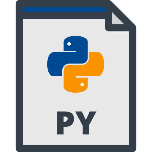 Py py python file files and folders icon
