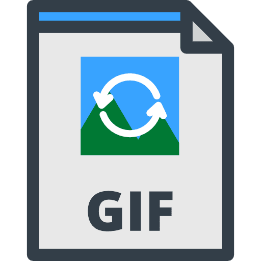Gif archive gif document icon